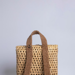 Mochila de Palha Mosaico | Mosaico Straw Backpack