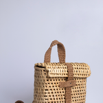 Mochila de Palha Mosaico | Mosaico Straw Backpack