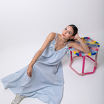 Vestido Longo Passarada Algodão Orgânico | Passarada Long Dress