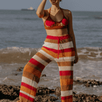 Calça Listrada Longa | Long Striped Pants