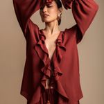 Blusa Manga Longa Aguar | Aguar Long-sleeved Blouse