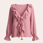 Blusa Manga Longa Aguar | Aguar Long-sleeved Blouse