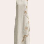 Vestido Longo Margem Linho Puro | Margem Maxi Dress