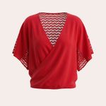 Blusa Transpasse Ventania | Ventania Wrap Blouse