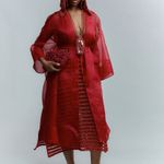 Maxi Kimono Organza de Seda |  Silk Organza Maxi Kimono