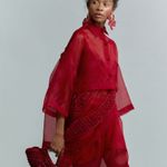 Camisa Oversized Organza de Seda | Oversized Silk Organza Shirt