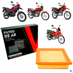Filtro de Ar Honda CG 125 / 150 / 160, NXR 125/150/160 , POP 100/110, XRE 190A - 2003 em diante