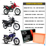 Filtro de Ar Honda CG 125 / 150 / 160, NXR 125/150/160 , POP 100/110, XRE 190A - 2003 em diante