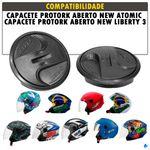 Reparo Botões Trava Viseira Capacete Pro tork New Liberty Atomic