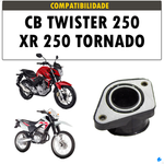Coletor Admissão Honda CBX Twister XR Tornado 250