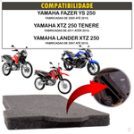 Elemento Filtro Ar Yamaha Fazer Ys Lander Xtz 250 2007 Até 2015