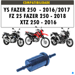 Filtro Combustivel Yamaha YS FZ XTZ 250 Fazer Lander Tenere 2016 em diante  - Vedamotors  S410485202001P