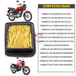 FILTRO DE AR HD CG TITAN 150 2014 CG TITAN 160 TODAS  FAN 150 2014
