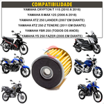 Filtro De Óleo Yamaha YBR Fazer Xtz Lander Tenere 250 - Valflex 189