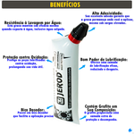 Graxa Grafitada Resistente a Água e Altas Temperaturas