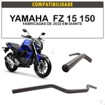 Guidao Yamaha FZ15 mod.Original Preto Fosco c/Peso
