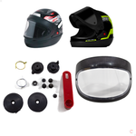 Kit Reparo Suporte Viseira San Marino com viseira cristal