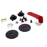 Kit Reparo Suporte Viseira San Marino com viseira cristal