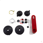 Kit Reparo Suporte Viseira San Marino com viseira cristal