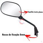 Par Espelho Retrovisor Suzuki Burgman AN 125 Modelo Original