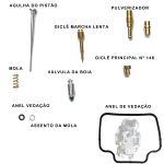 Reparo Carburador Honda NX400 Falcon 1999 até 2008