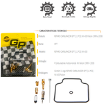 Reparo Carburador Honda NX400 Falcon 1999 até 2008