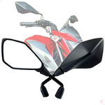Retrovisor Kawasaki Z400 Rebaixado 90º Honda Lente Plana