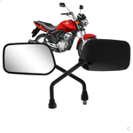 RETROV. TITAN 150 PAR LENTE PLANA ANTI REFLEXO (H)