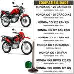 Kit Valvula Admissão com retentor Haste Verde Honda CG NXR 125 2009 a 2018
