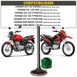 Kit Valvula Escape com Retentor haste verde Honda Honda CG NXR 125 02 a 08