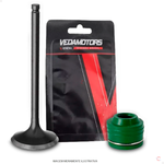 Kit Valvula Escape com retentor Haste Verde Honda Pop Biz Wave 2015 em diante