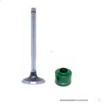 Kit Valvula Escape com retentor Haste Verde Honda Pop Biz Wave 2015 em diante