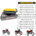Filtro Ar Honda 125, 150, 160 Cg, Fan, Titan 2014 Em Diante - Vedamotors S4V0210200089 