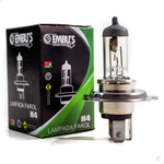 Lampada H4 Farol 35w Moto Universal Crystal Halogena Biodo 12v 35w/35w