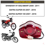 Lanterna Traseira Completa Cg 125 ML Shineray Xy 50 Dafra Super 50