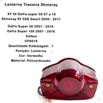 Lanterna Traseira Completa Cg 125 ML Shineray Xy 50 Dafra Super 50
