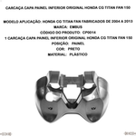 Carcaça Capa Painel Inferior Original Honda Titan Fan 150