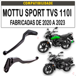 Manete Embreagem Mottu Sport Tvs 110i Fabricadas a partir de 2020