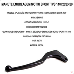 Manete Embreagem Mottu Sport Tvs 110i Fabricadas a partir de 2020