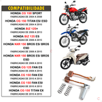 Reparo Porta Escova Carvão Cg 150 Cg 125 Cg 160 Nxr Bros Biz