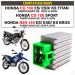 REGULADOR  RETIFICADOR CG150 NXR 150 TITAN  2004 a  2008