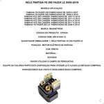 Rele Partida Ys 250 Fazer Le/ Xtz 250 Lander 2005-2010