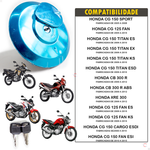 Tampa Do Tanque Inox Honda Cb Cbx Cg Nx Nxr Xr Xre 1989/2015