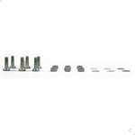 Kit Prisioneiro Coroa Parafuso Honda Nxr Bros Tornado Xr 250