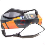 Retrovisor Kawasaki Z400 Rebaixado 90º Yamaha Lente Plana