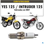Vela de Ignição B8RC -Suzuki Yes 125 Intruder 125 2007