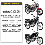 Reforço Rabeta Fixador Suporte Fan Start Titan Cargo 150 160
