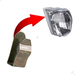 Par De Trava Presilha Do Farol Honda Biz pop Titan Nxr Bros