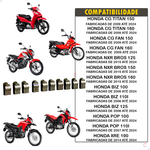 Par De Trava Presilha Do Farol Honda Biz pop Titan Nxr Bros