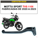 Manete Direito De Freio Mottu Sport Tvs 110i 2023-2024 E